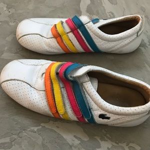 Lacoste leather 5.5 shoes